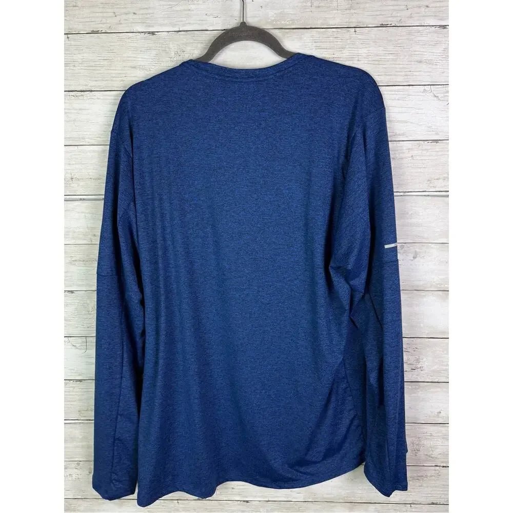 Nike Men’s Long-Sleeve Dri-FIT Training Shirt - Royal Blue